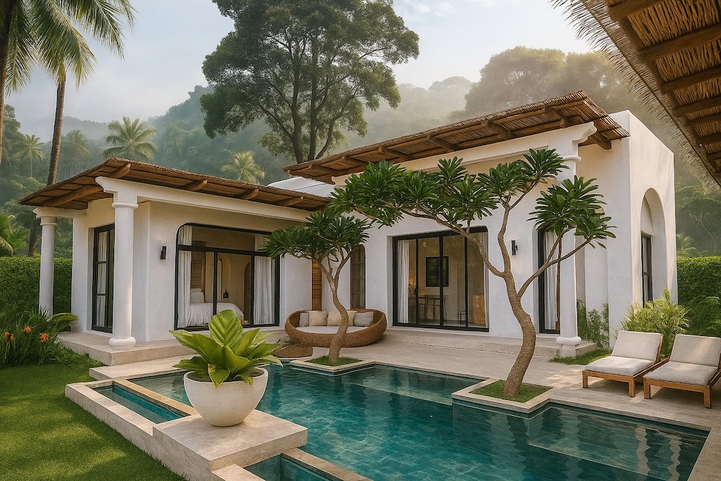 Boho Chic Village Bang Po Pool