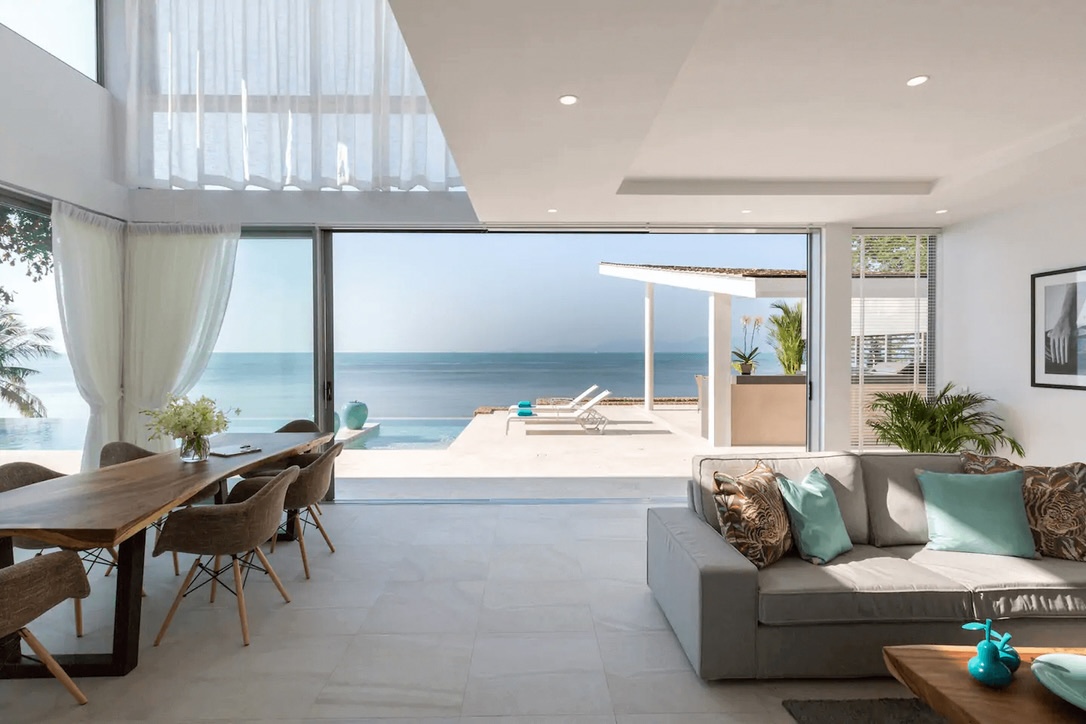 Koh Samui Beachfront Villa For Sale In Bophut Interior