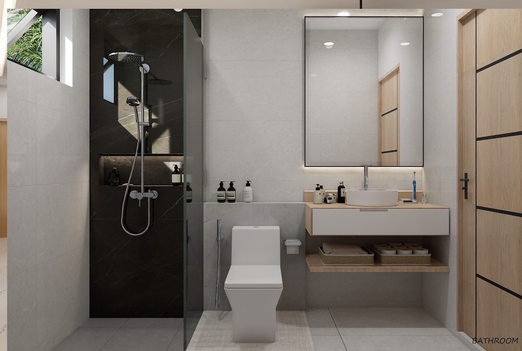 Koh Samui Chaweng Villas For Sale Bathroom