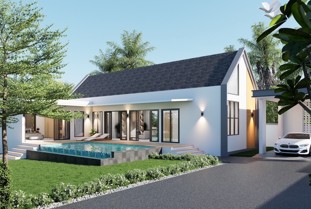 Koh Samui Chaweng Villas For Sale Parking