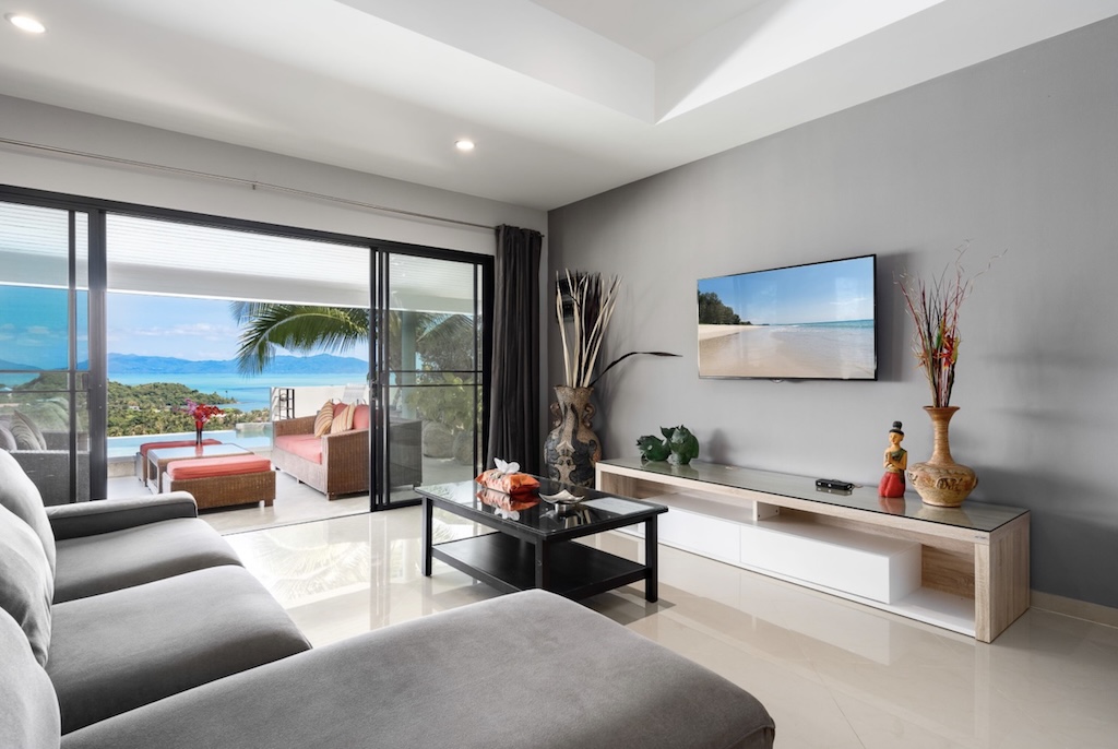 Koh Samui Dual Villa Property For Sale Lounge