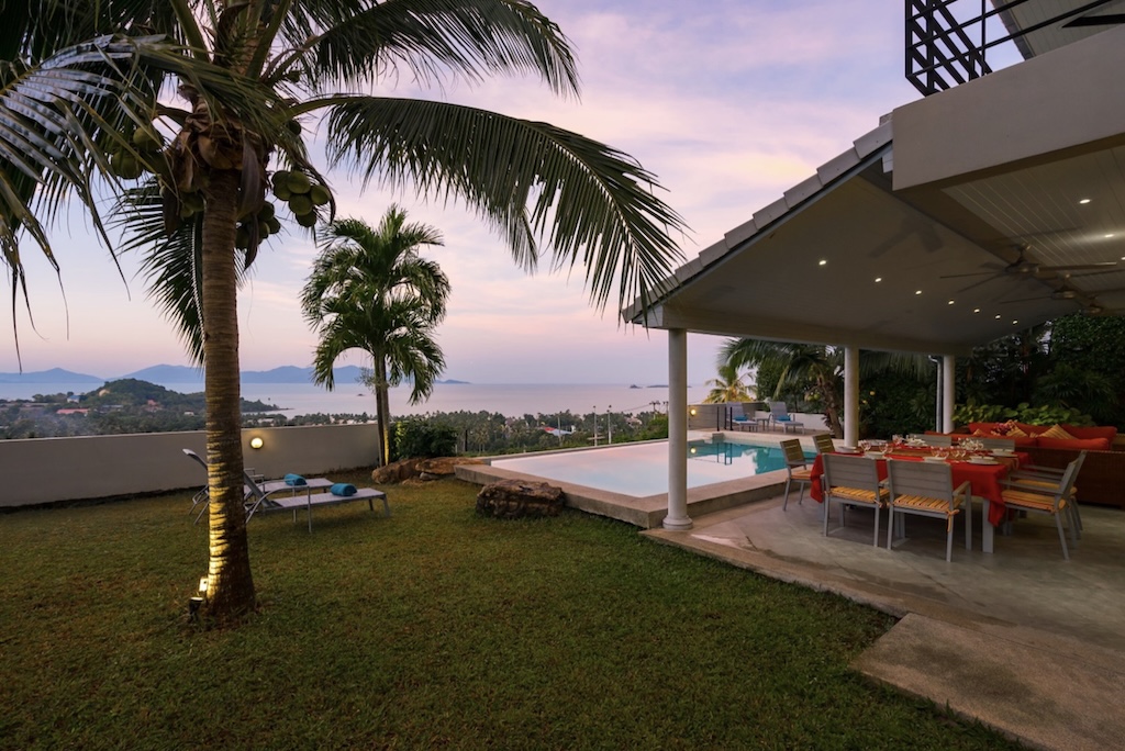 Koh Samui Dual Villa Property For Sale Garden