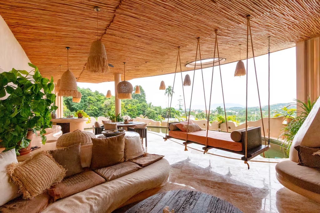 Koh Samui Sea View Villa In Plai Laem Lounge