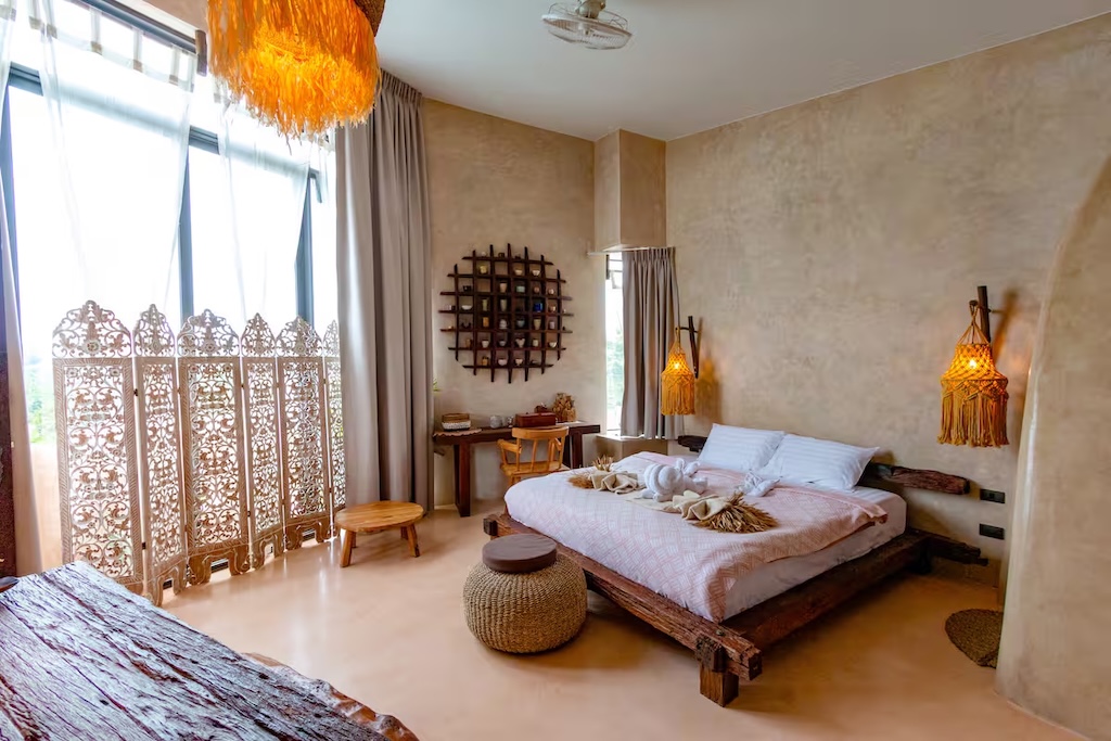 Koh Samui Sea View Villa In Plai Laem Bedroom