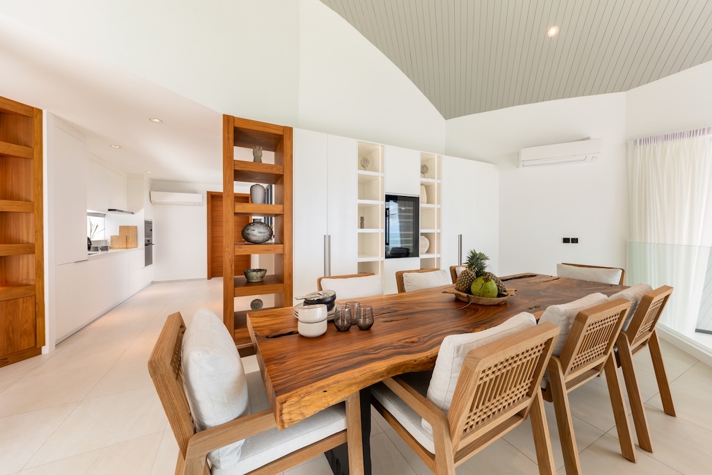 Luxury Sea View Villa For Sale In Laem Koh Samui Dining