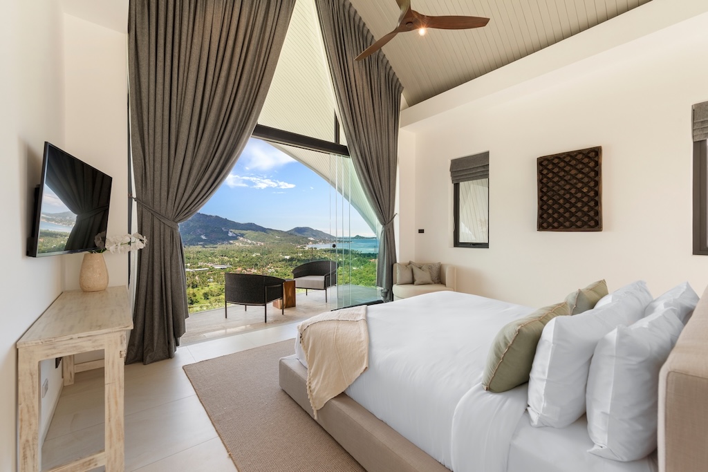 Luxury Sea View Villa For Sale In Laem Set Koh Samui Bedroom