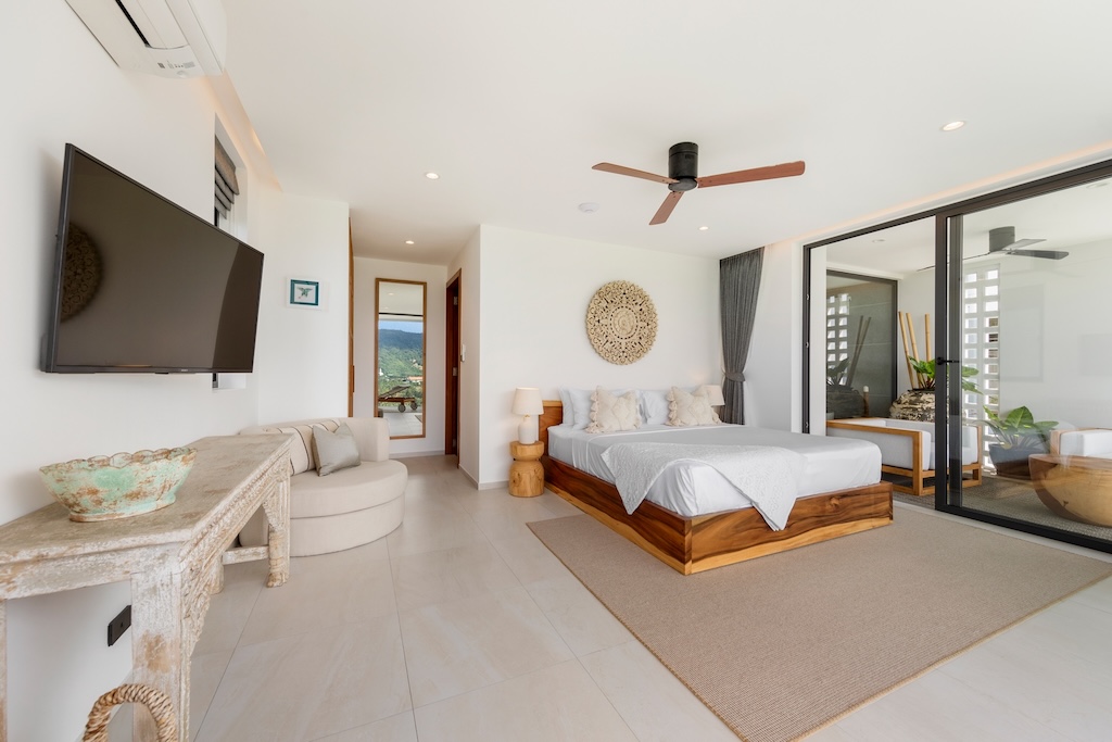 Luxury Sea View Villa For Sale In Laem Set Koh Samui Bedroom