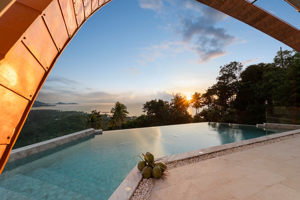 Luxury Sea View For Sale In Laem Set Koh Samui Sunrise