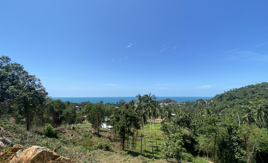 Sea View Land For Sale In Lamai Koh Samui