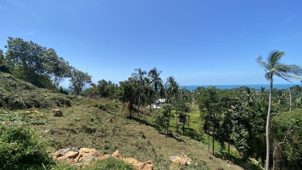 Sea View Land For Sale in Lamai Koh Samui