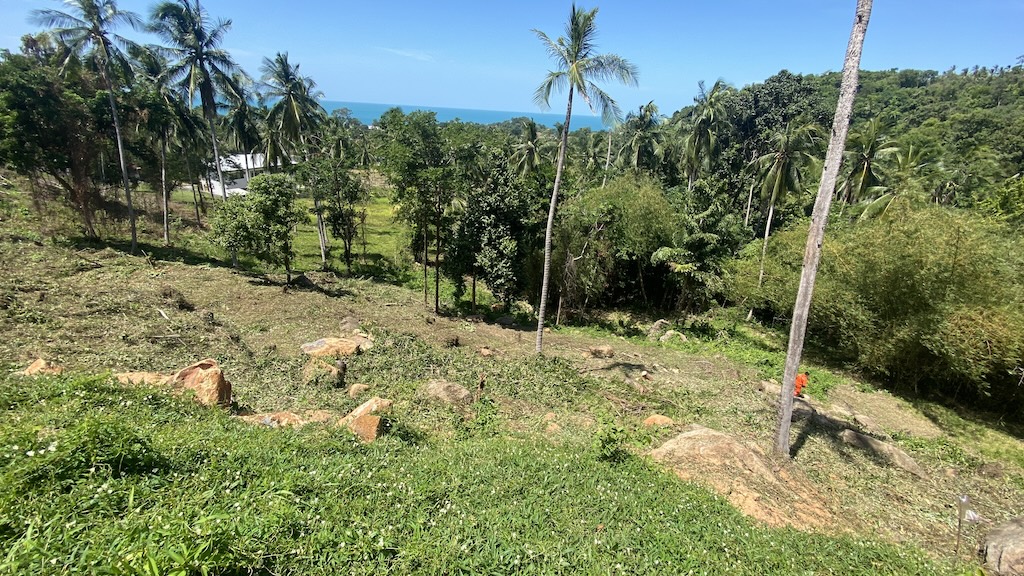 Sea View Land For Sale In Lamai Koh Samui