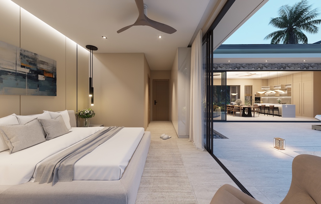 Cozy Pavilion Villas Lamai Bedroom