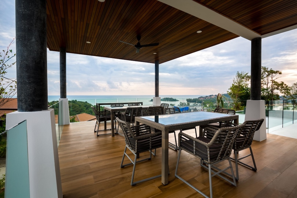 Koh Samui Sea View Property For Sale in Choeng Mon Outdoor Seating