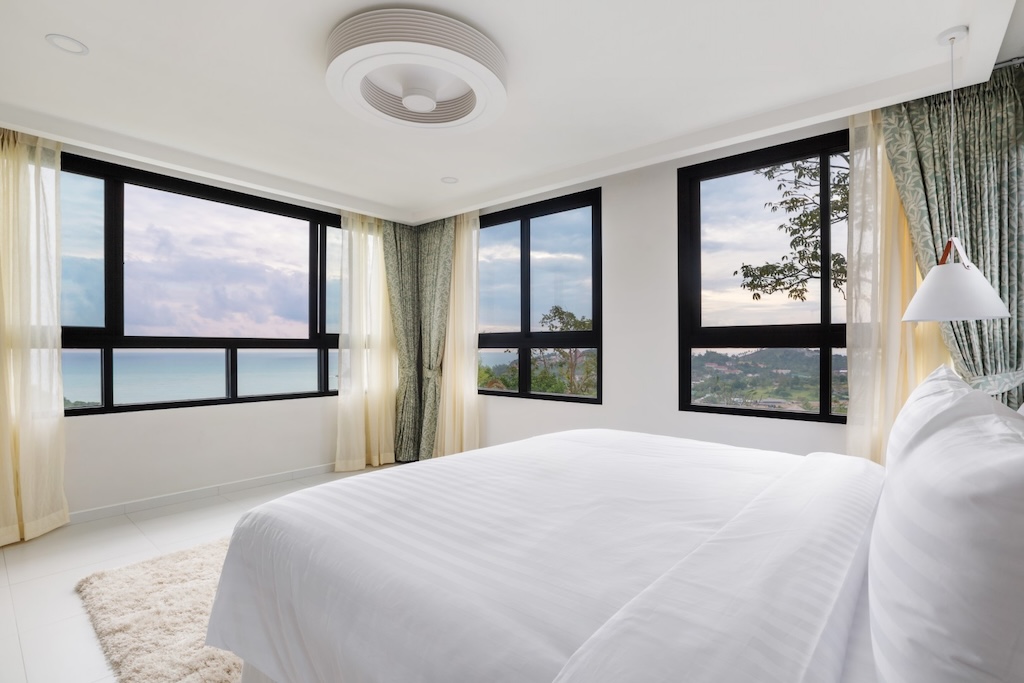 Koh Samui Sea View Property For Sale In Choeng Mon Bedroom