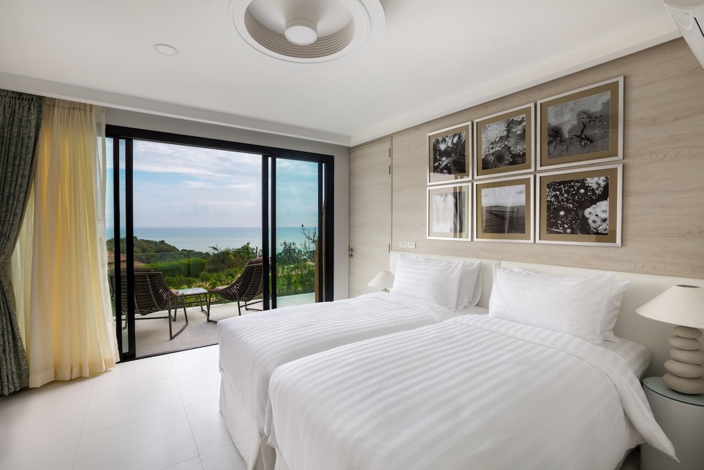 Koh Samui Sea View Property For Sale In Choeng Mon Bedroom