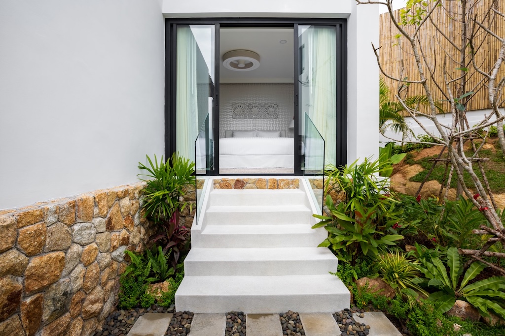 Koh Samui Two Bed Sea View Villa For Sale Bedroom Entrance