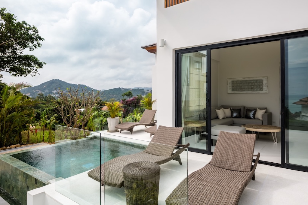 Koh Samui Two Bed Sea View For Sale Terrace