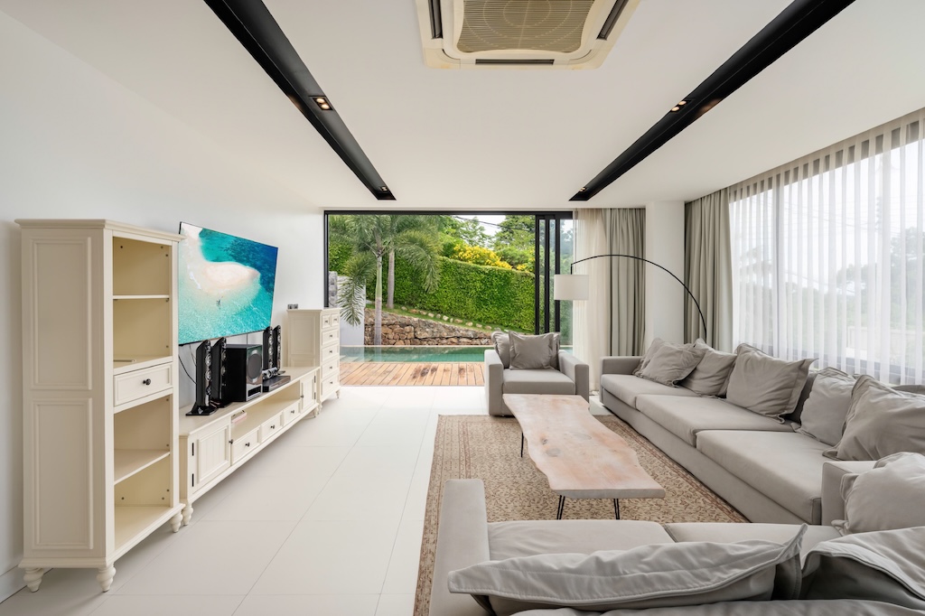 Koh Samui Villa For Sale At The Bay Living Area