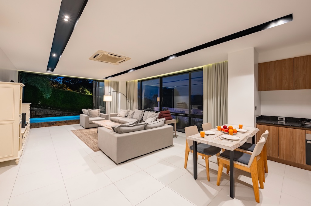 Koh Samui Villa For Sale At The Bay Living Area