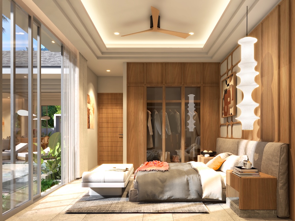 Naga Kiri Villas Lamai Bedroom