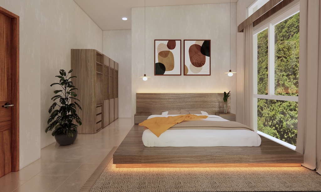 Saneha Sea View Residences Lamai Bedroom