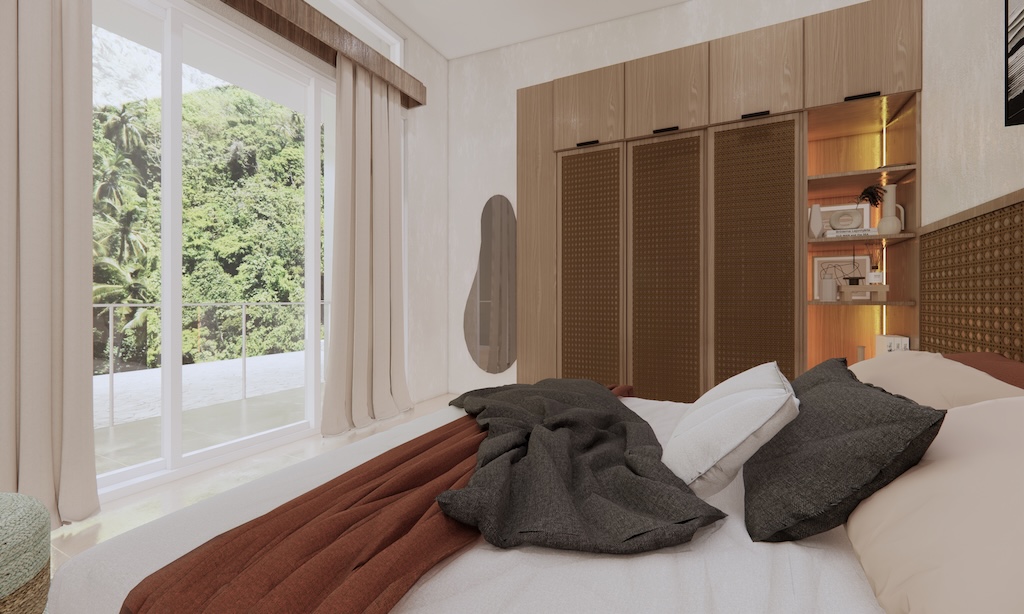 Saneha Sea View Residences Lamai Bedroom