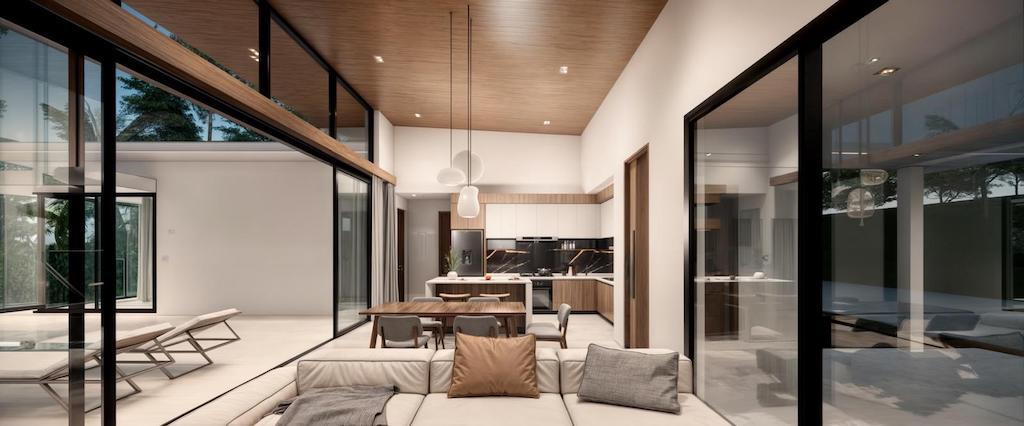 Sawasdee Sea View Koh Samui Villas Living Area