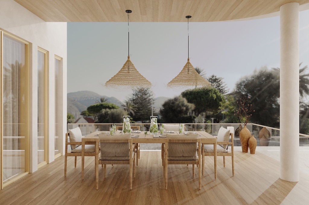 Tree Yard Hill Bophut Villas Rooftop Terrace