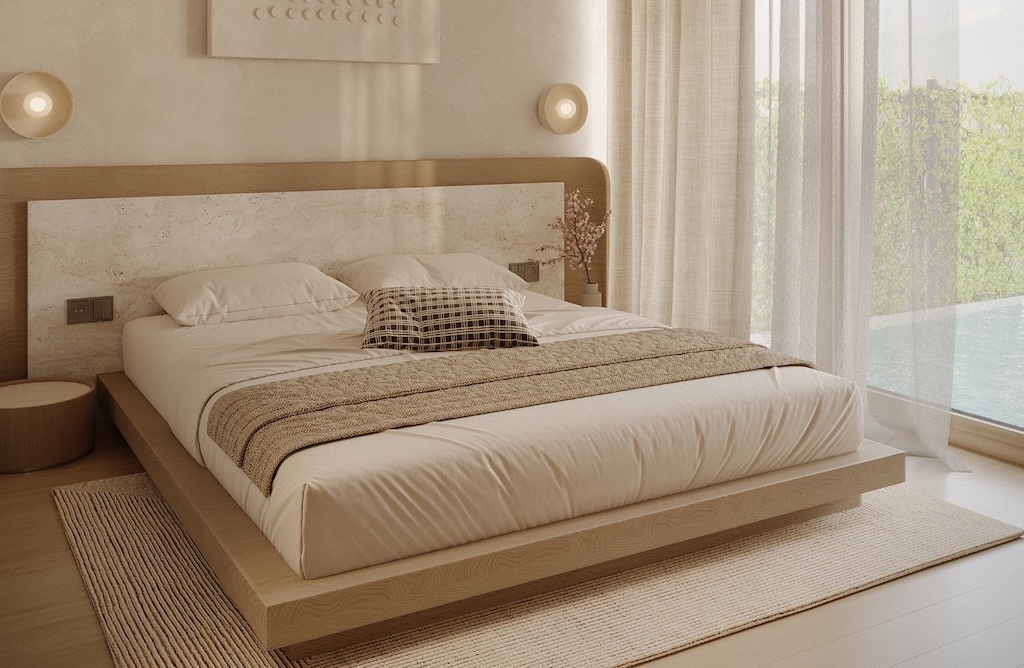 Tree Yard Hill Bophut Villas Bedroom