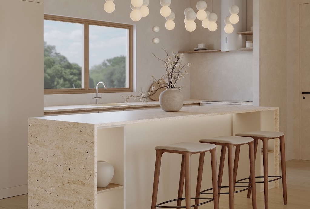 Tree Yard Hill Bophut Villas Kitchen