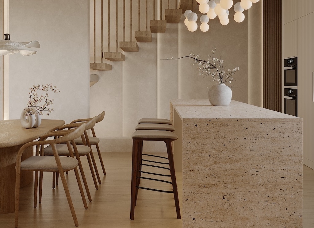 Tree Yard Hill Bophut Villas Kitchen