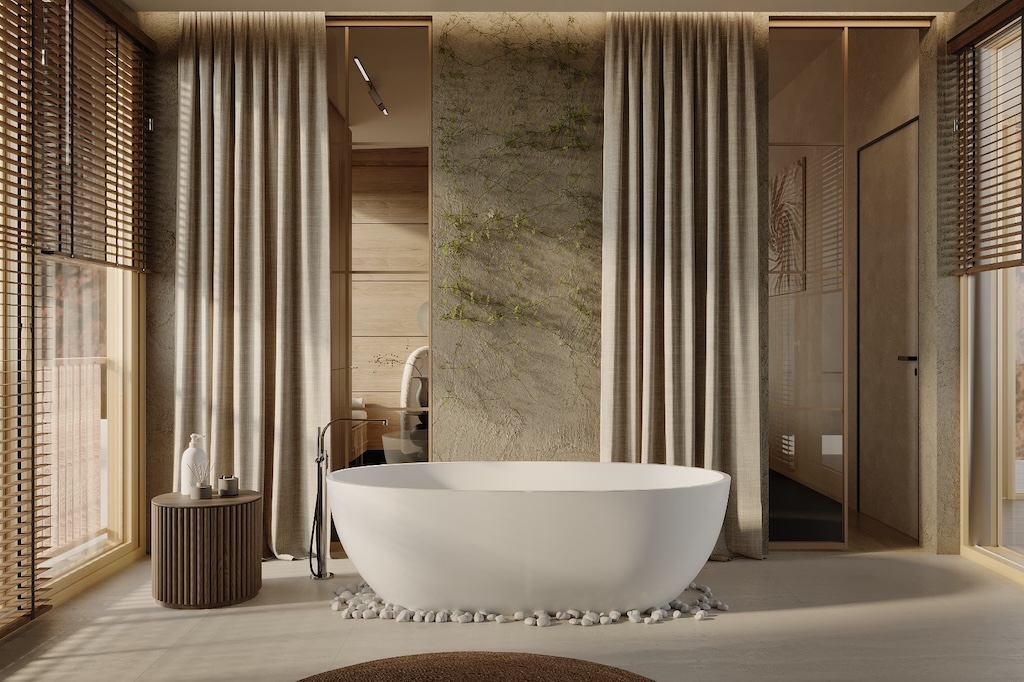 Tree Yard Hill Bophut Villas Bathroom