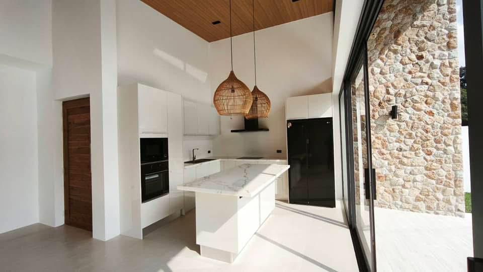 Two bedroom Pool villas In Maenam Kitchen