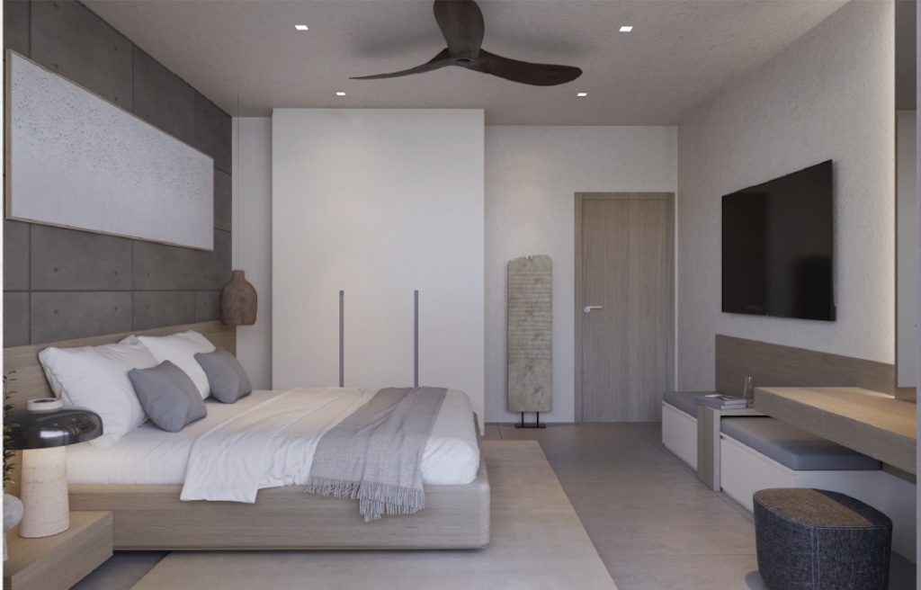 Valentine Village One Bedroom Apartments Koh Samui Bedroom