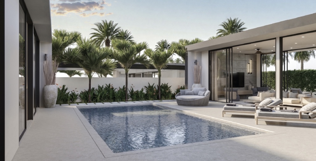 Valentine Village Three Bedroom Pool Villas Outdoor Area