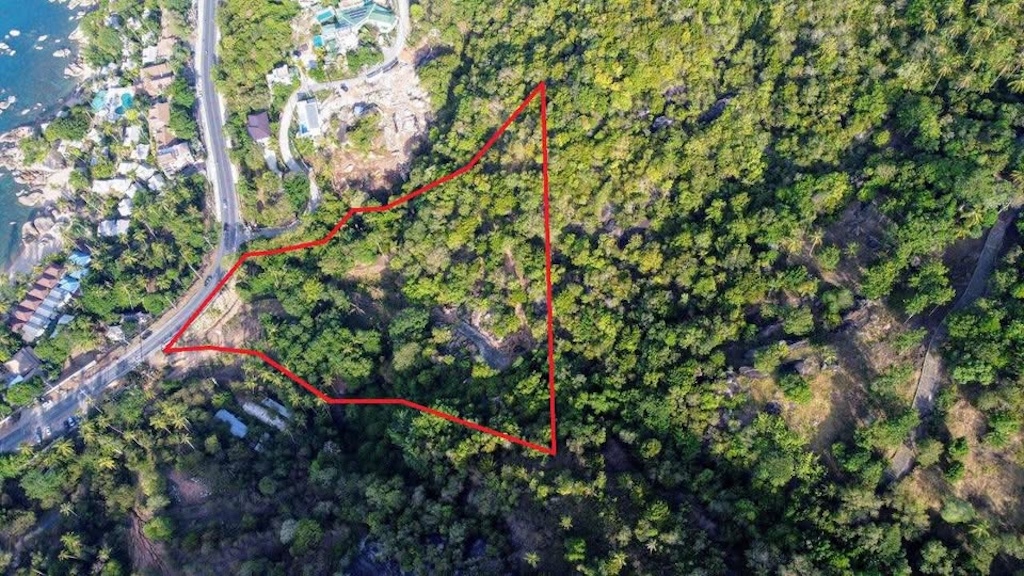 Coral Cove Sea View Land For Sale Outline