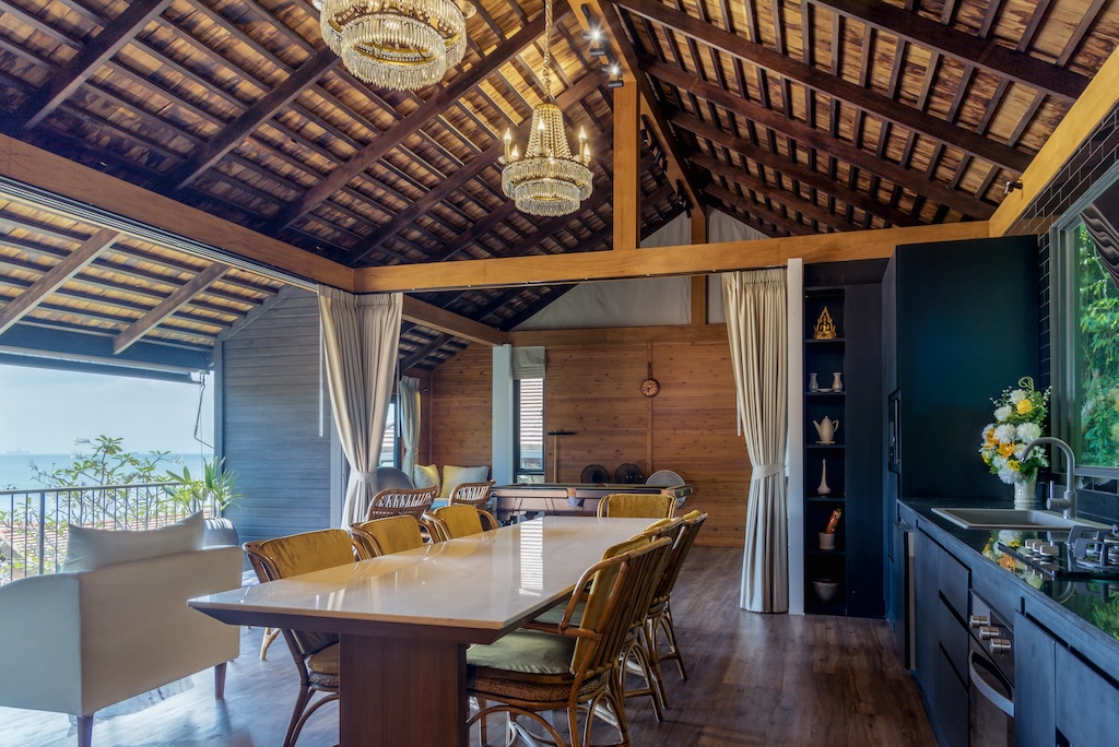 Koh Samui Beachside House For Sale Dining