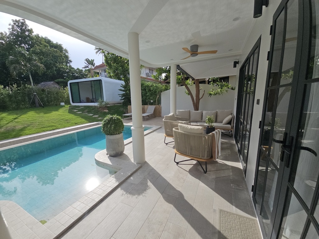 Koh Samui Property For Sale At Tongson Bay Villas Covered Terrace