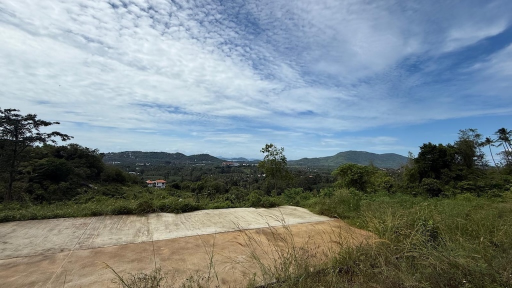 Koh Samui Sea View Land For Sale In Lamai Road