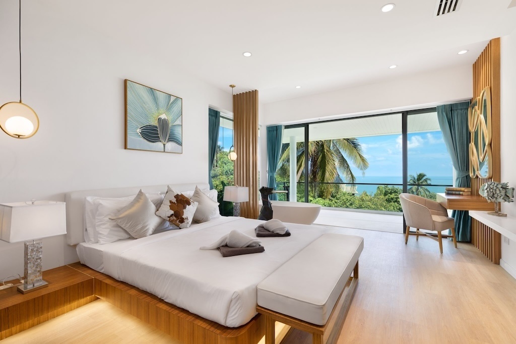 Koh Samui Sea View Villa by Coral Cove Bedroom