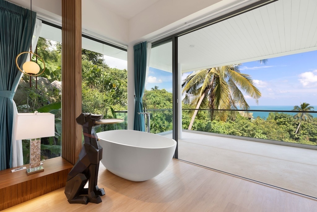 Koh Samui Sea View Villa By Coral Cove Bath