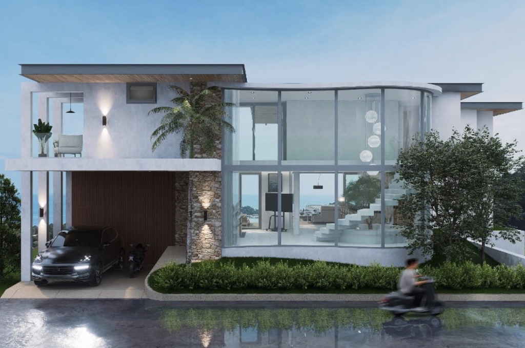 Lamai Sea View property For Sale Rear