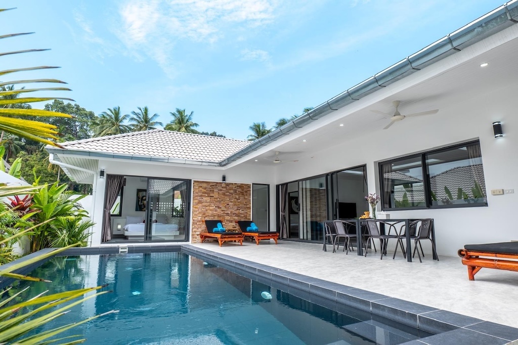 Newly Completed Villa in Lamai Exterior