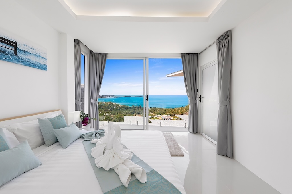 Ocean View Property For Sale in Koh Samui Bedroom