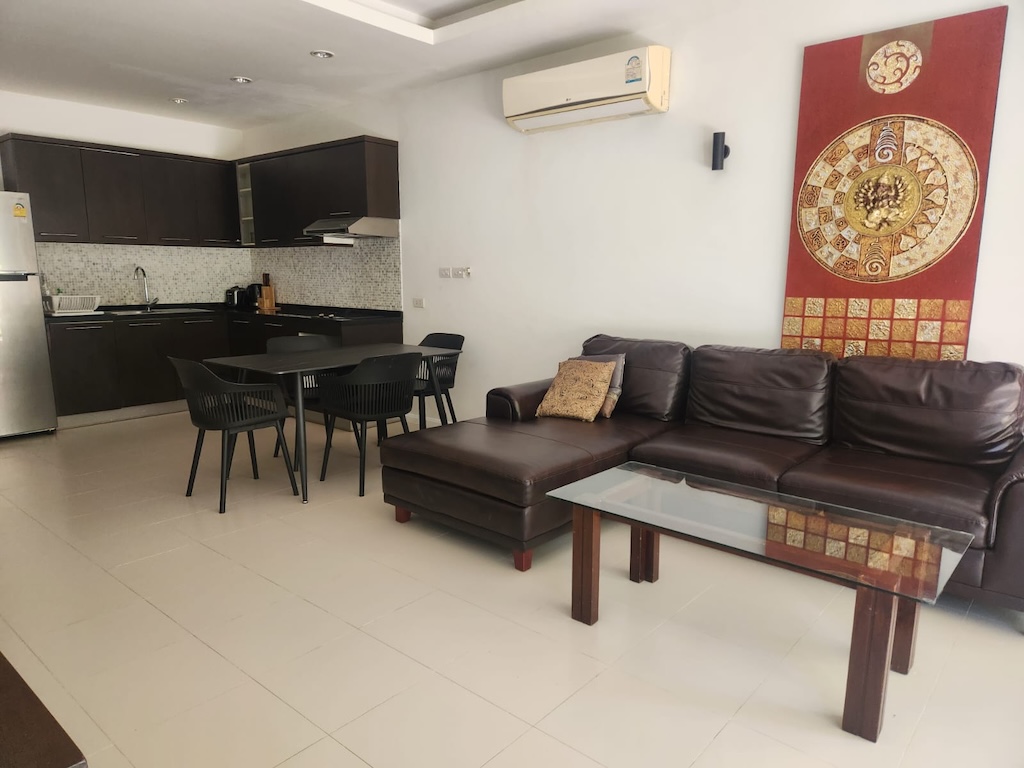 Samui Emerald Condominium Two Bedroom Apartment Sofa