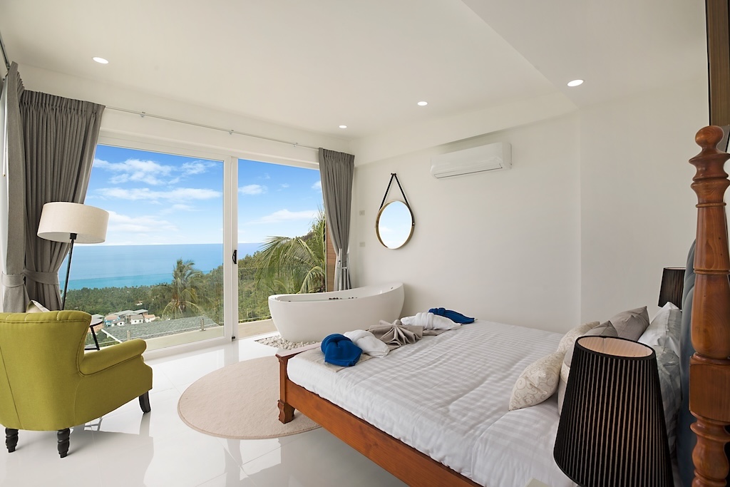 Sea View Property For Sale In Chaweng Noi Ko Samui Bedroom