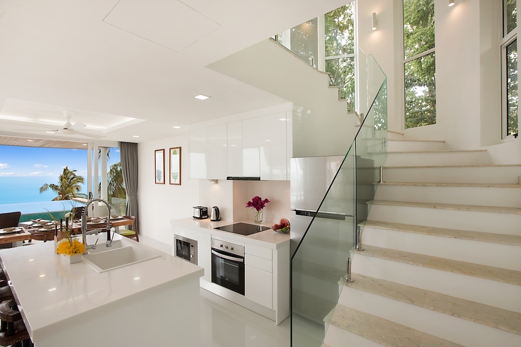Sea View Property For Sale In Chaweng Noi Ko Samui Stairs