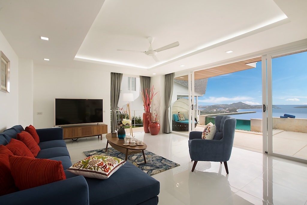 Sea View Property For Sale in Chaweng Noi Ko Samui Lounge