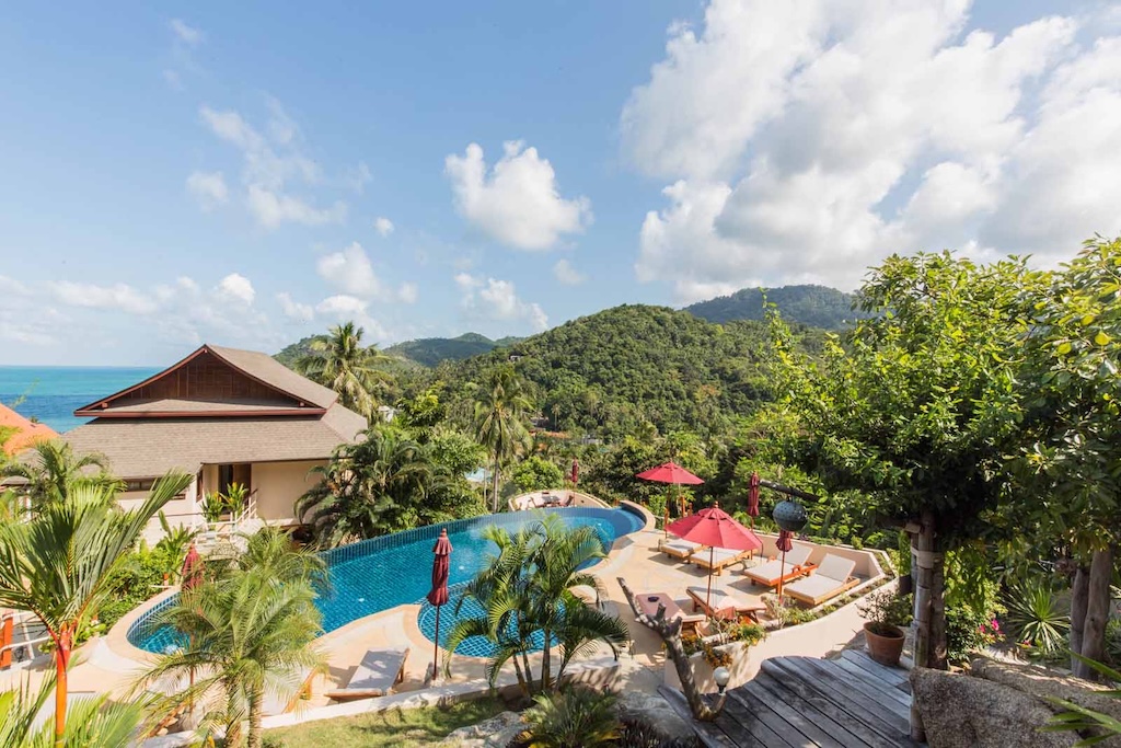 Koh Phangan Sea View Resort For Sale Outdoor Area