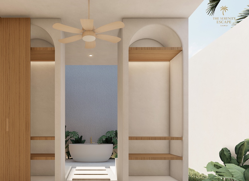 Serenity Escape Samui Villas Wardrobe Space